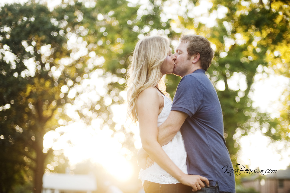 Washington Park engagement portrait