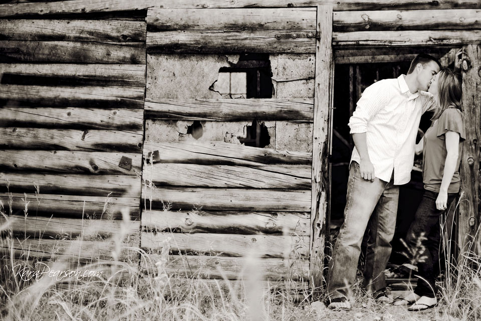 old barn engagement shoot