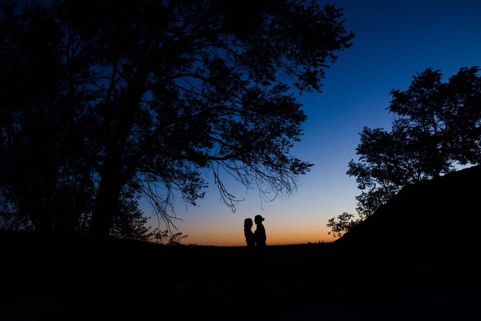 sunrise engagement session