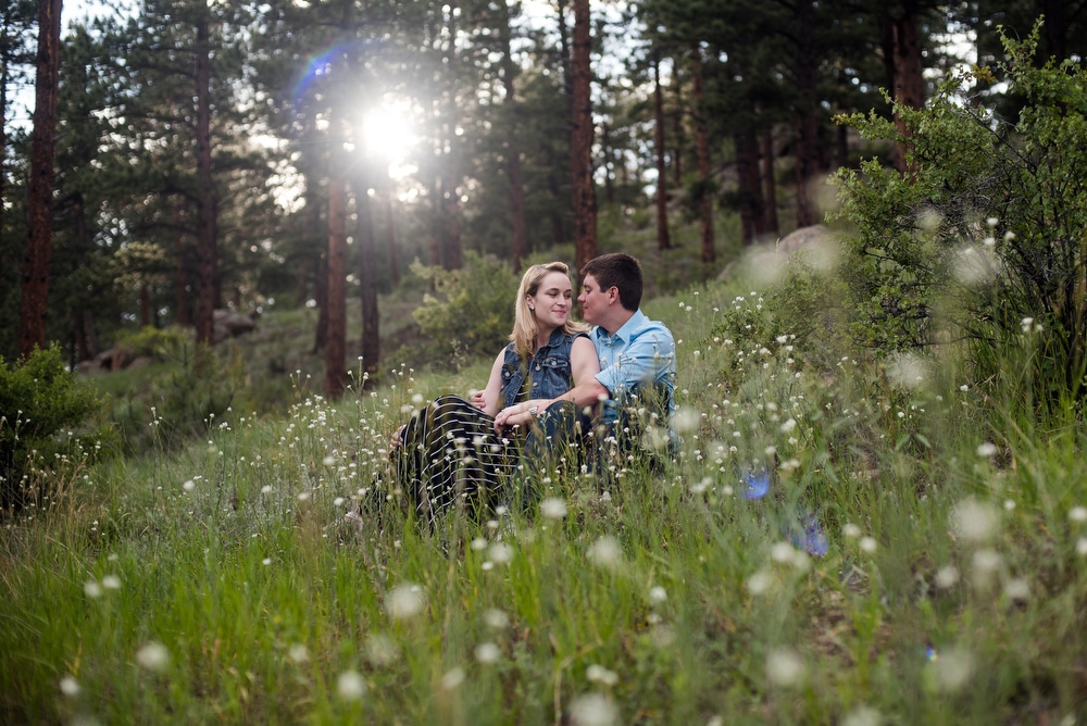 lifestyle engagement portrait Evergreen