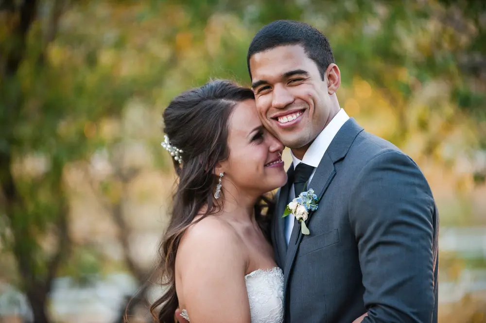 groom with bride crooked willow farm
