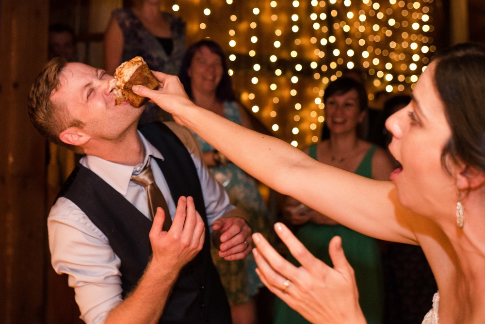 cupcake smash wedding reception