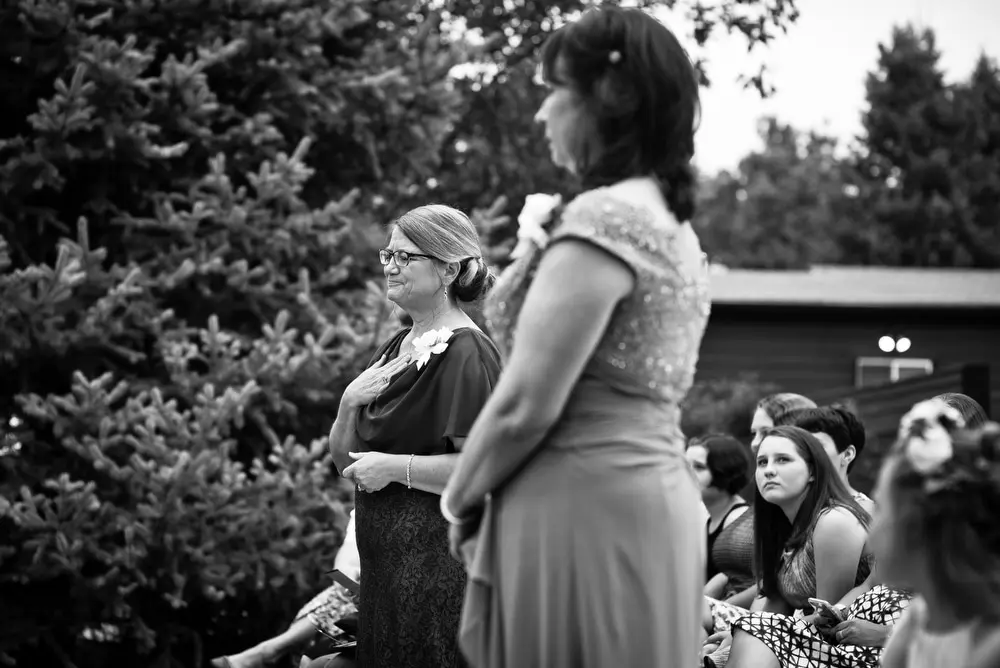 moms commemorated at wedding