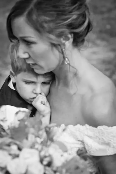 mom carries step-son