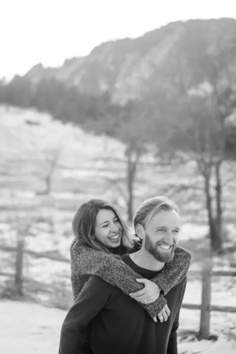 boulder engagement portrait