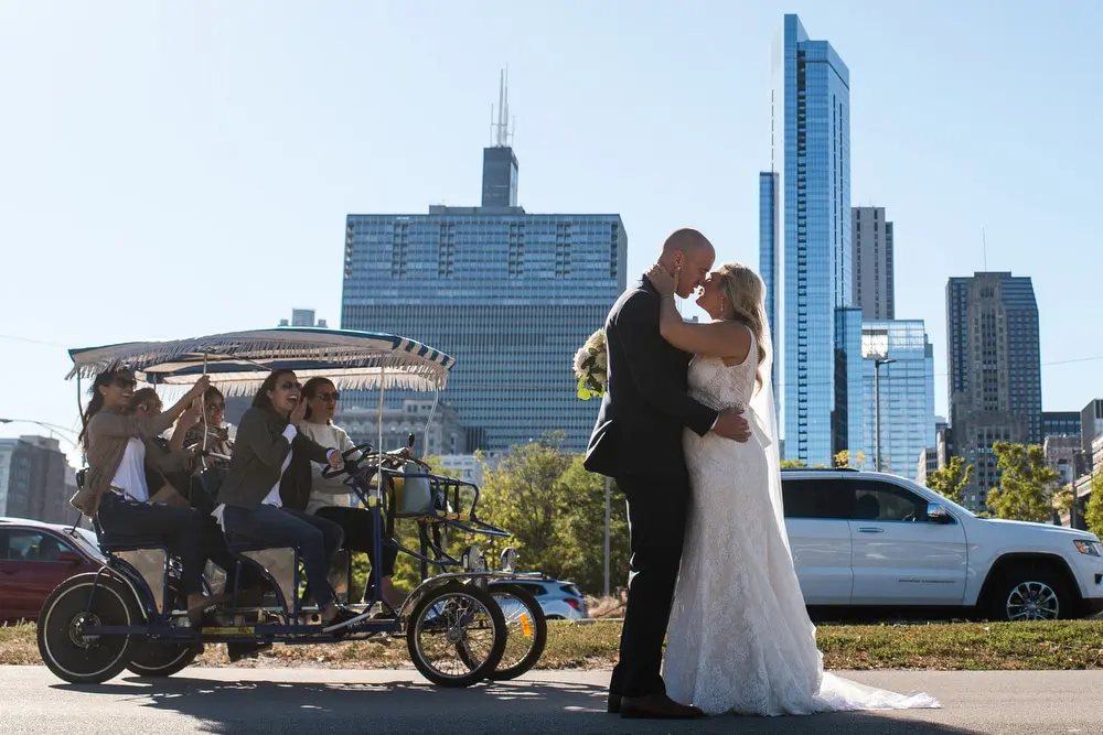 Lake Michigan wedding