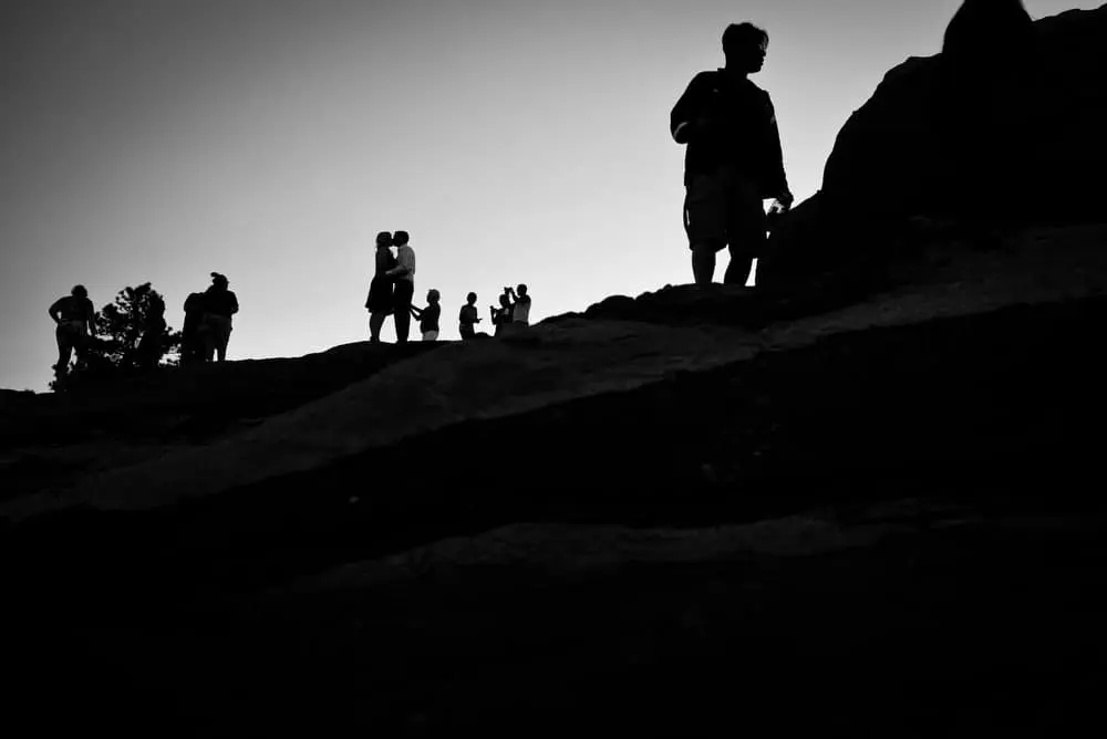 sunset Garden of the Gods portraits