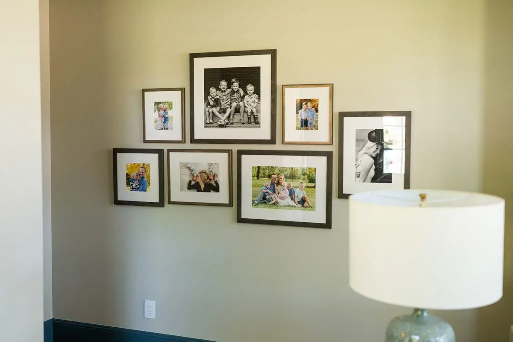 best of 2022 Denver family and newborn photographer gallery wall