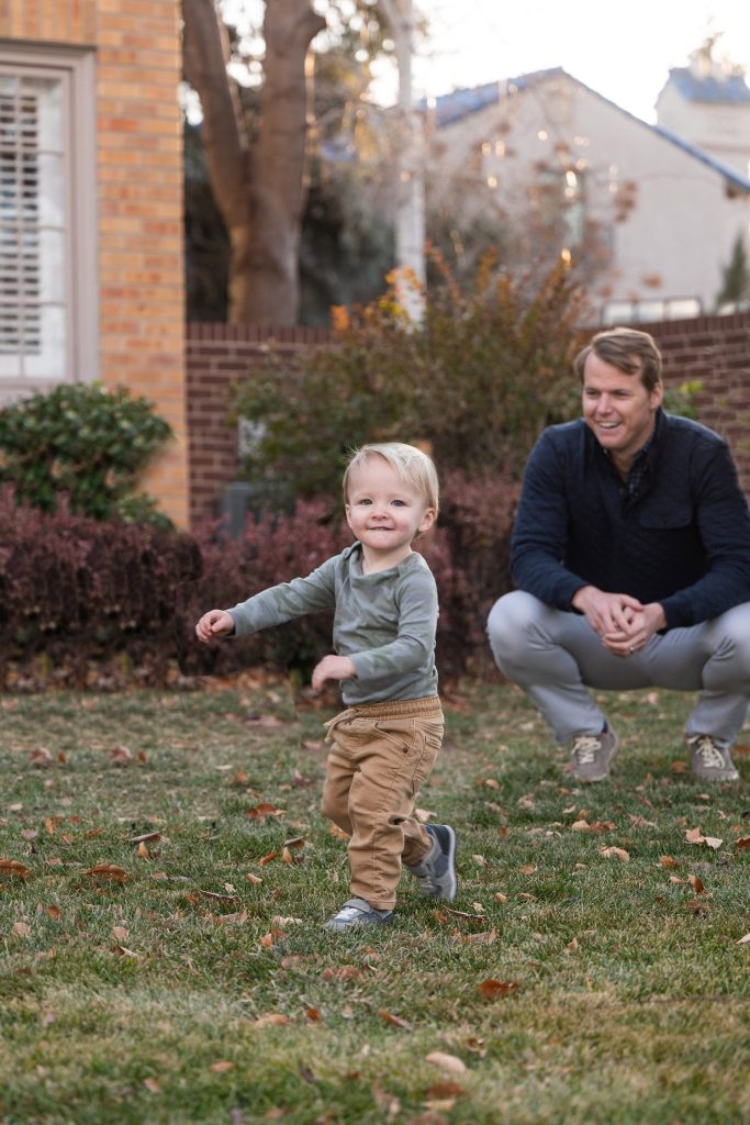 dad and son portrait in denver